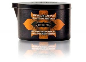 Kama Sutra Massage Candle Mediterranean Almond, Transparent, 170 gr