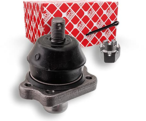 febi bilstein 42624 Traggelenk mit Kronenmutter und Splint, 1 Stück | Kompatibel mit: NISSAN CABSTAR, CABSTAR E
