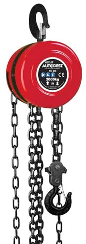Best Autobest 315741 Mechanische Kettenwinde, 2 t