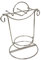 SOPORTE COLGADOR PARA 6 TAZAS Y PLATOS CROMADO