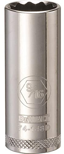 DEWALT DWMT74148OSP 12 Point 3/8 Drive Deep Socket 9/16 SAE
