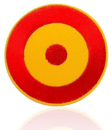 Parche Bordado Escarapela España 6.9cm Para Planchar o Coser