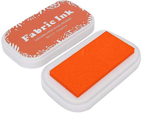 Stempelkissen Waschbar, Orange, Tintenkissen für Scrapbooking, Papier, Holz und Stoff