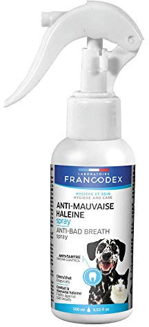 Francodex - Spray Anti-Mauvaise haleine 100ml pour Chiens et Chats - FR-170198