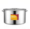 Marmite, Restauration Commerciale Épaisse/Domestique Casserole En Acier Inoxydable 304 Avec Couvercle, For Cuisinière À Gaz/Cuisinière À Induction (13-40L) (Size : 13L)