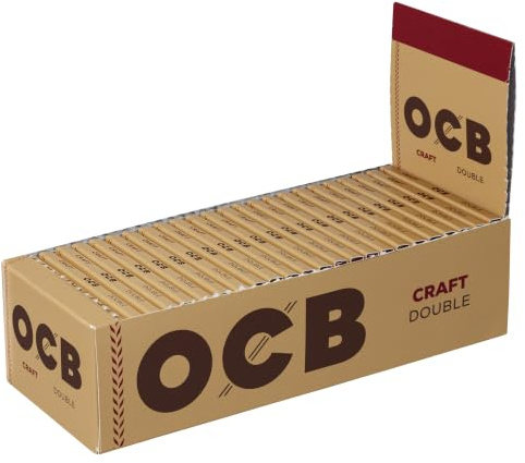 OCB 19589 Craft Paper-Rolling Papers-unbleached-25 Heftchen a 100 Blatt, Papier