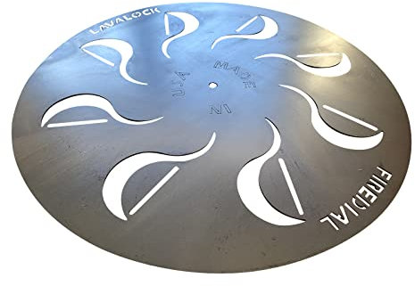 FireDial Schallplatten-Wärmemanagementsystem für Holzkohlegrill und Barbecue Smoker, UDS, WSM, Wasserkocher (für 35.6 cm WSM)