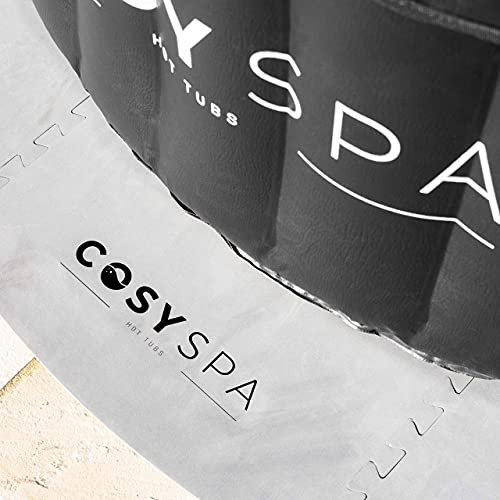 CosySpa Tapis de Sol Protecteur pour Spa - Protecteur de Sol en Mousse pour Spa - Tapis de Sol Rond pour Spas Gonflables ou Rigides - Accessoires pour Spa (6mm/10mm) (10mm)