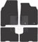 GCM - Car Floor Mats for Dacia Duster 2018 To 2024 Full Coverage Floor Protection - Anti Slip & Fit Car Mat with Clips Easy to Clean Car Carpet for All-Weather (Blue Edging, Carpet)