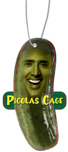 Generisch 2x PICOLAS CAGE Duftbaum/Lufterfrischer, Grün, Frisch, Hängendes Papier