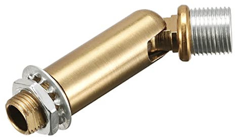 sourcing map Sloped Ceiling Adapter Swivel M10 M12 Thread, for Chandelier Ceiling Pendant Light, Gold Bronze