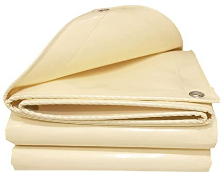 HOBIRD Lona Grande 3M x 3M Ultra Heavy Duty 600G/m² Impermeable de Tela de Tela de PVC de Doble Cara con Dosel para Troncos de Madera/Estanque/Cubierta de Piscina