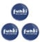 Blue Oil-Based Facepaint - Pack Of 3 - Pot of Blue Face Paint - Fancy Dress Costume Makeup Accessory