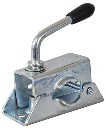 Jockey Wheel Clamp For 42mm Diameter Tubes Trailer Stand Mount (Bolt-On)