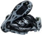 Fahrradschuhe MTB Radsportschuhe Herren/Damen Professionelle Mountainbike-Schuhe Kompatible SPD-Pedale - Schwarz 45 EU