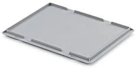 Auflagedeckel für Eurobehälter | BxT 20x30cm | Eurobox, Transportbox, Transportbehälter, Stapelbehälter