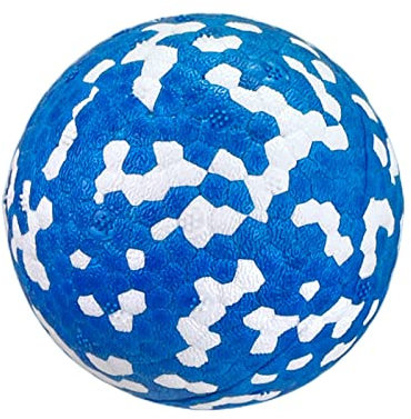 FONPOO Super Dehnbar Hundeball, Hundespielzeug Unzerstörbar mit den Neuesten Materialien, Interaktives Wasserspielzeug für Kleine und Mittelgroße Hunde (blau1)