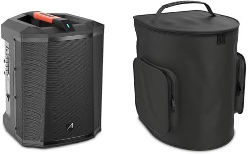 Audibax Roma 120 Go - Altoparlante PA Attivo Portatile - Potenza 120W - Altoparlante Amplificato con Bluetooth - Batteria da 6,5 - Supporta la Funzione TWS - Distanza Bluetooth di 15 Metri