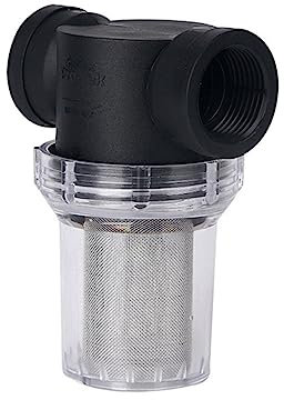 Cabilock Wasserfilter Für Hauswasserwerk Vorfilter Mit Anschluss-innendurchmesser Entfernt Rost Sandkörner Und Andere Partikel Aus Hochwertigem Pvc Abnehmbar Und Leicht Zu Reinigen