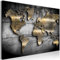 B&D XXL Acrylglasbild 1 Teilig Wandbild auf Acryl Glasbilder Kunstdruck Moderne Acrylglas Platte Wanddekoration Geschenke Heimdekoration Glasbild Textur schwarz Abstrakt k-A-0498-k-a