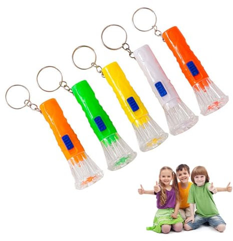 Mini Linterna LED Set,Mini Linterna Llavero LED,Linterna LED para Niños,Linterna Niños,Linterna Pequeña,Llavero Linterna LED,Linterna Infantil Juguetes para Camping/Emergencias,Regalos para Niños