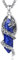 EUDORA Harmony Ball Drachen Kette für Damen Herren mit Lapislazuli, Vintage Drachen Lapislazuli Halskette Anhänger, Amulett Energie Schmuck Geschenk für Frauen Herren Vater Mutter, Kette 20 +24