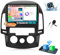 OiLiehu 4+64G 8 Core Android 13 Radio 2din para Hyundai I30 2006-2011 Wireless CarPlay Android Auto Radio con Pantalla de 9 Pulgadas Soporte Bluetooth GPS FM RDS WiFi SWC DSP/EQ + Cámara Trasera