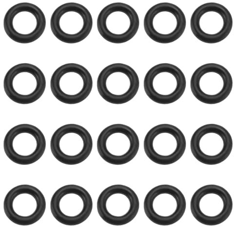 VGOL 20Pcs O Rings for Pressure Washer Hose Compatible with Black and Decker Pressure Inner Diameter 6mm Outer Diameter 9.8mm Thickness 1.7mm Black