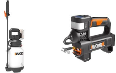 WORX WG829E.9 Akku-Drucksprühgerät 20V & WX092.9 Akku-Kompressor - 4 in 1