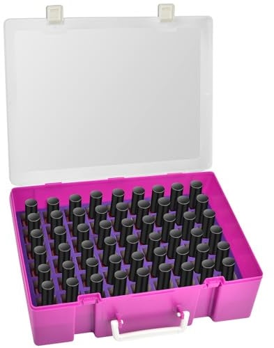 FULLCASE Nail Polish Organizer Holder, 54 Bottle Nail Storage Container for OPI/for Sally Hansen/for Revlon/for Essie/for AIMEILI/for Fingernail and More Gel Polish(Box Only) (Purple)