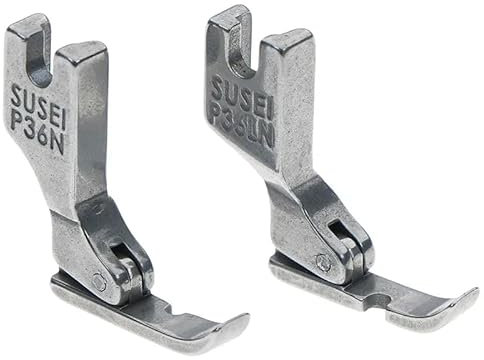 La Canilla - Kit de pieds à fermeture éclair (gauche et droite) pour machines à coudre industrielles à couture droite (type Juki DDL-5550, Brother DB2 et plus)