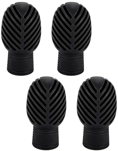 Puntas de silencio para palillos de tambor, amortiguadores de palillos de batería | Puntas de palillos de silicona de 4 piezas para un sonido de golpe mudo, consejos de práctica silenciosos para bolsa