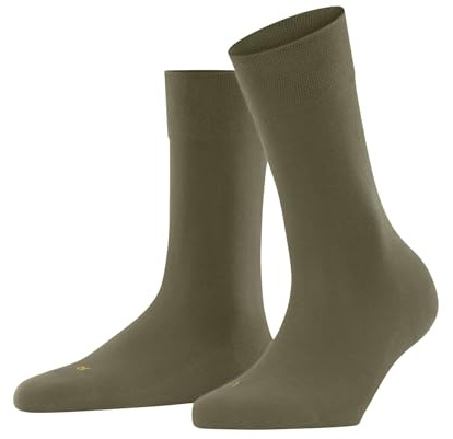 FALKE Damen Socken Sensitive London W So Baumwolle mit Komfortbund 1 Paar, Grün Crocodile 7503, 39-42