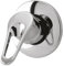 Round Concealed Or Exposed Manual Shower Valve (1 Outlet) - Chrome