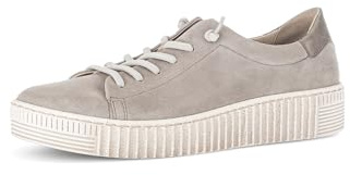 Gabor Damen Low-Top Sneaker, Frauen Halbschuhe,schnürschuhe,schnürer,straßenschuhe,Strassenschuhe,Sportschuhe,Visone,43 EU / 9 UK