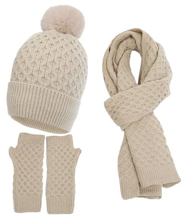 Qixiu schal Damen groß,Christmas Scarf,Grauer schal Damen,gestrickter zopfmusterschal mit ärmeln,musselin schal,mützenschal Damen,Damen schal Winter,mütze Set Damen Winter