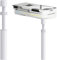 VLYX Support de Carte Graphique, Support de GPU, Support de GPU réglable 74-120 mm, Support d'affaissement de GPU en Alliage d'aluminium avec Support Anti-affaissement de GPU magnétique (Blanc)