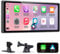Pantalla Coche Wonsidary 10.26 Pulgadas Compatible con CarPlay y Android Auto, CarPlay Pantalla táctil IPS con Sensor de Luz,Siri/Google Assistant,Mirror Link,Bluetooth 5.0,FM,AUX,Doble Puerto USB