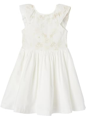 Vertbaudet Festkleid mit gestickten Glanz-Blumen, M‰dchen