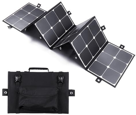 Power Bank 120 W 18 V Solarenergiespeicher Faltbare Tasche, tragbarer Photovoltaik-MC4-Konvertierungsstecker/USB für den Außenbereich, verwendet für Outdoor-Aktivitäten, Camping