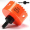 Hole Saw 75mm, Hole Saw with Drill Bit for Wood, Orange Bi-Metal Hole Cutter Smooth Cutting for Soft Metal, Drywall and Plastic