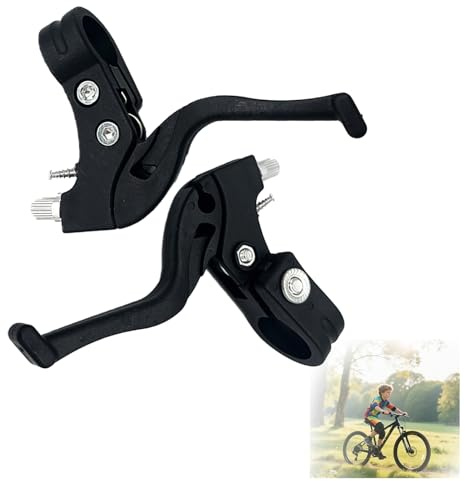 Dstarymnix Palanca De Freno Bicicleta Infantil, Manillar De Freno De Bicicleta, Palanca De Freno Mango, Maneta Freno NiñO AleacióN Aluminio, Ajuste ErgonóMico, Compatible Manillar 22 Mm Mtb Carretera
