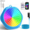 NATPOW Lumiere Piscine Submersible RGB, 6V Lampe Piscine avec Contrôle APP et Télécommande, Multicolor Bassin Éclairage Magnétique, IP68 Etanches Éclairage Led pour Fontaine, Étang