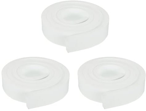 PATIKIL 2Meter Expansion Joint Tape, 3Pcs 50MM Self Adhesive Insulation Tape Heating Edge Tapes for Floor Heating Perimeter Insulation Preventing Heat Loss, White
