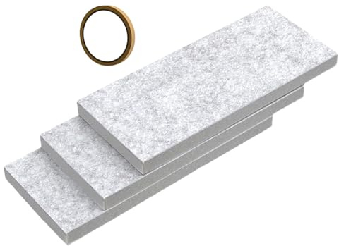 Lot de 3 panneaux d'isolation thermique en mousse pour fenêtre de climatisation - Panneaux de réduction du bruit pour climatiseurs portables