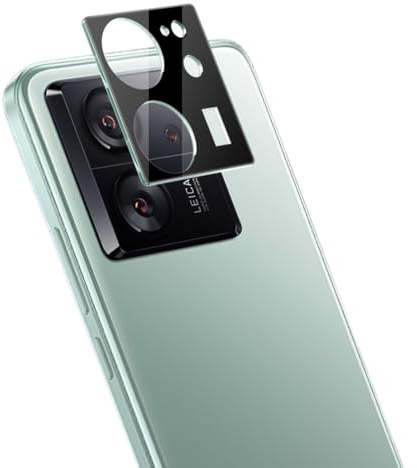 Techsuit Kameraschutz für Xiaomi 13T, Xiaomi 13T Pro mit 9H Härte, Kristallklar, Kratzfest, Anti Fingerabdruck, Einfache Installation, Full Camera