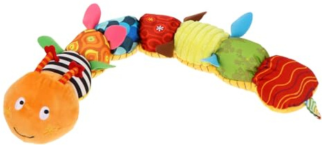 Adorainbow Musikalisches Raupen Plüschtier aus Superweichem Plüsch mit Größenmessspielzeug für Babys Dekorativ und Geeignet für Tisch und Auto
