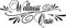 Samunshi® Wandtattoo Wellness Oase Wandsticker 50 x 22cm schwarz