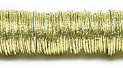 Papier- Wickeldraht, auf Holzstab, Ø 0,80mm, Länge: 22m, Farbe: Gold/Gold