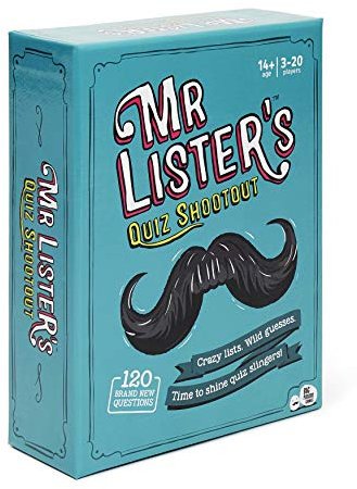 Mr Lister's Quiz Shootout: Perfect Card Game For Families | 120 Crazy Questions